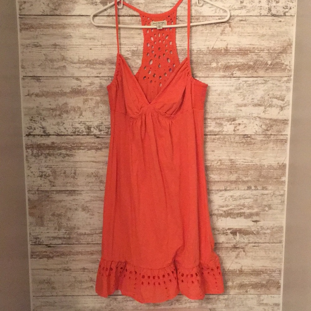 American Eagle Peach Colored Sundress